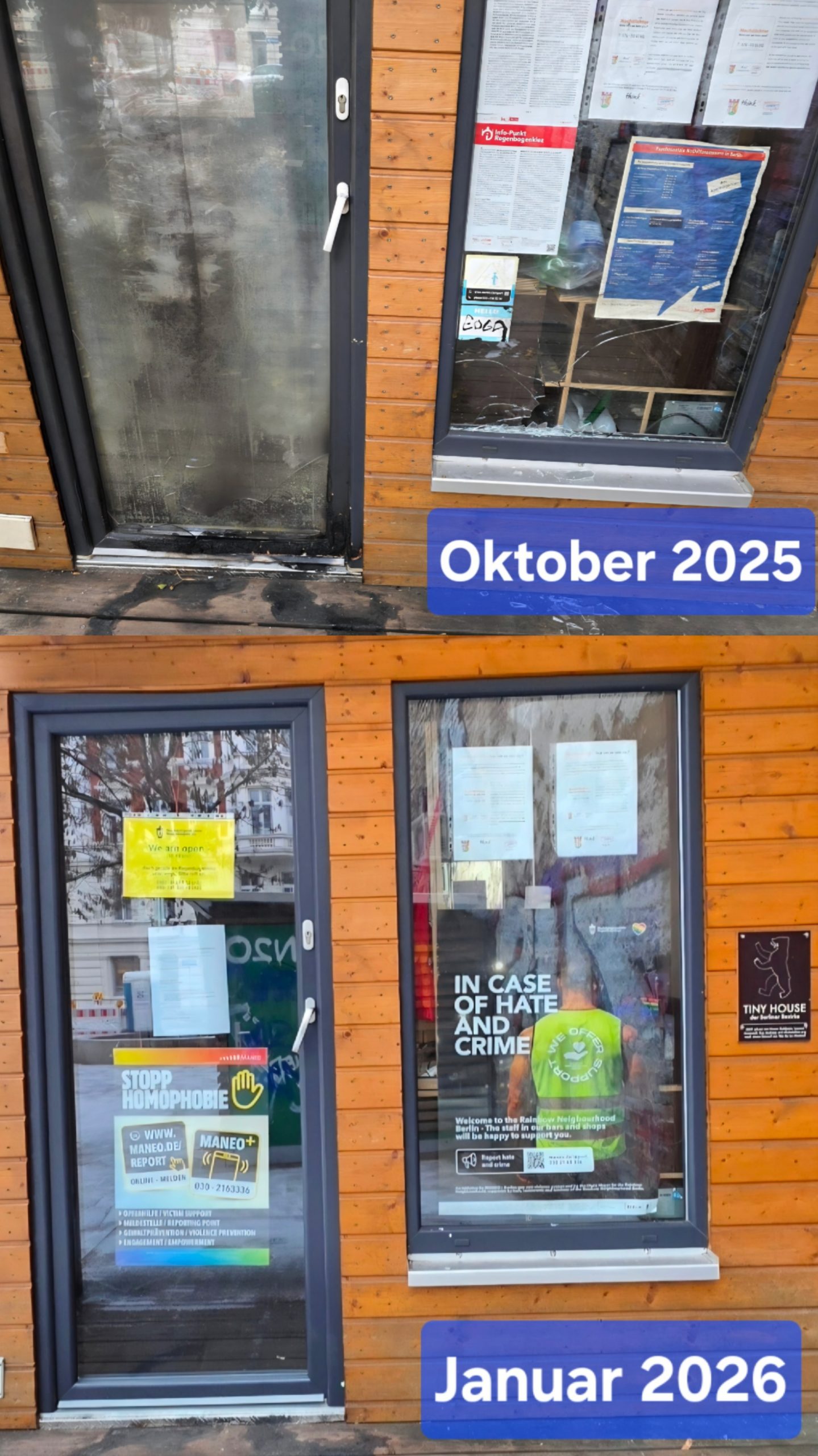 Reparaturarbeiten am Infopunkt abgeschlossen